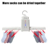 Smart Foldable Portable Clothes & Shoes Dryer with Customizable Drying Modes & Timer Control
