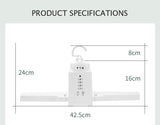 Smart Foldable Portable Clothes & Shoes Dryer with Customizable Drying Modes & Timer Control
