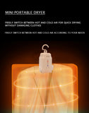Smart Foldable Portable Clothes & Shoes Dryer with Customizable Drying Modes & Timer Control