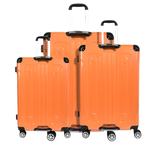 Smart Polo, 3-Piece Luggage Set – ABS Expandable Suitcases (28"/24"/20")