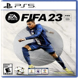 FIFA 23 video game cover for PS5 with a player in action