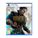 Game case for 'Immortals of Avenus' on PS5 with a character in armor and blue energy effects.