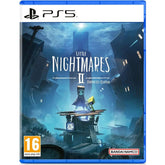 PlayStation 5 game case for 'Little Nightmares II' Enhanced Edition with branding and rating visible.