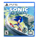Sonic Frontiers game case for PS5 with Sonic the Hedgehog on the cover
