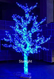 Sparkling LED Crystal Cherry Blossom Tree Light with Multicolor Lighting Modes & Water-Resistant Design - 1.5M