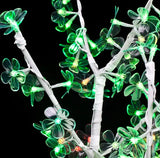 Sparkling LED Crystal Cherry Blossom Tree Light with Multicolor Lighting Modes & Water-Resistant Design - 1.5M