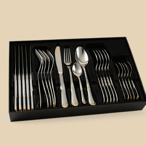 24pcs cutlery set with gift box