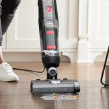 Hoover Streamline Wet & Dry Stick Vacuum Cleaner for Hard Floors – One-Step Cleaning, Dual Tank, LCD Display