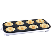 Sumo Crepe Maker with 8 Molds & Non-Stick Plate - SX-8188