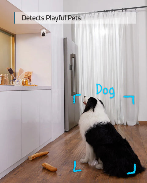 Eufy Indoor Cam E220, 2K Pan & Tilt – AI Motion Tracking, 360° Coverage, Two-Way Audio