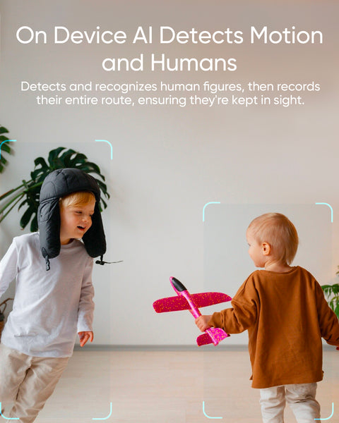 Eufy Security Indoor Cam C220 – 2K Resolution, AI Human Detection, 360° Pan & Tilt, White