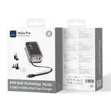 WiWU Helix Pro Wi-G027 67W GaN Fast Charger with Built-in USB-C Cable
