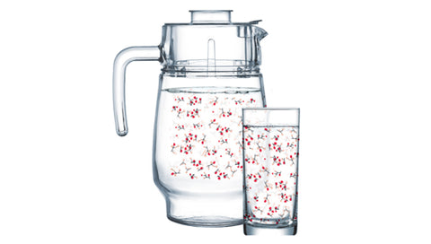 Endura Tapis red Amesterdam 7pcs drink set