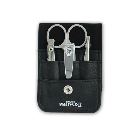 The Barb’Xpert 4-Piece Travel Manicure Set – Nail Clippers, Tweezers, Scissors & File