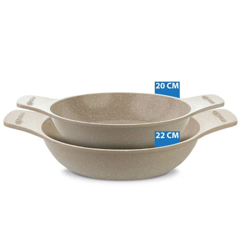 Thermo AD Granite Egg Pan Set 2 PCS 20-22 CM
