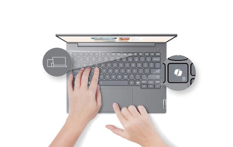 Lenovo ThinkBook 14 G8 IAL 14" WUXGA Laptop – Intel Core Ultra 5 225U, 16GB DDR5 RAM, 512GB NVMe M.2 SSD, Intel Graphics, DOS, Backlit? English/Arabic Keyboard, Arctic Grey, 1-Year Warranty + Toploader Bag