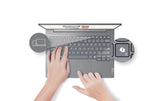 Lenovo ThinkBook 14 G8 IAL 14" WUXGA Laptop – Intel Core Ultra 5 225U, 16GB DDR5 RAM, 512GB NVMe M.2 SSD, Intel Graphics, DOS, Backlit? English/Arabic Keyboard, Arctic Grey, 1-Year Warranty + Toploader Bag