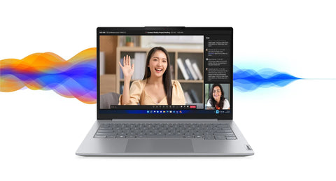 Lenovo ThinkBook 14 G8 IAL 14" WUXGA Laptop – Intel Core Ultra 5 225U, 16GB DDR5 RAM, 512GB NVMe M.2 SSD, Intel Graphics, DOS, Backlit? English/Arabic Keyboard, Arctic Grey, 1-Year Warranty + Toploader Bag