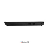 Lenovo ThinkPad T14 Gen 7 14" WUXGA Laptop – Intel Core Ultra 7 355, 16GB LPDDR5X-6800 RAM, 512GB PCIe NVMe SSD, Intel Graphics, Copilot+ PC, DOS, Arabic Keyboard, Black, 3-Year Warranty (1-Year Battery Warranty)