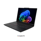 Lenovo ThinkPad T16 Gen 5 16" WUXGA Laptop – Intel Core Ultra 5 325, 16GB LPDDR5X-6800 RAM, 512GB PCIe NVMe SSD, Intel Graphics, Copilot+ PC, DOS, Arabic Keyboard, Black, 3-Year Warranty (1-Year Battery Warranty)