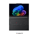 Lenovo ThinkPad T16 Gen 5 16" WUXGA Laptop – Intel Core Ultra 5 325, 16GB LPDDR5X-6800 RAM, 512GB PCIe NVMe SSD, Intel Graphics, Copilot+ PC, DOS, Arabic Keyboard, Black, 3-Year Warranty (1-Year Battery Warranty)