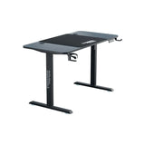 Twisted Minds Paradox Adjustable Gaming Desk (120x60) cm with Cup Shelf, Headphone Hook & Mousepad