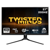 شاشة ألعاب تويستد مايندز TM27FHD200IPS سلسلة Supreme مقاس 27 بوصة، FHD، 200Hz، 0.5ms، HDMI 2.1، Fast IPS - أسود