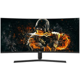 Twisted Minds TM34WQHD165VA 34" WQHD VA, 165HZ, 0.5ms, HDMI 2.1, Curved Gaming Monitor - Black