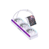 Twisted Minds ThunderFlow 360mm Liquid CPU Cooler with 6.6" Smart IPS Display - White
