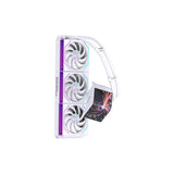 Twisted Minds ThunderFlow 360mm Liquid CPU Cooler with 6.6" Smart IPS Display - White