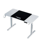 Twisted Minds Paradox Adjustable Gaming Desk (120x60) cm with Cup Shelf, Headphone Hook & Mousepad
