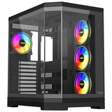 Twisted Minds Vanguard Tempered Glass ATX Mid Tower Gaming Case - Black