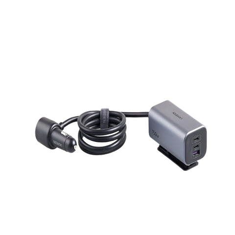 UGREEN EC706, 150W 4-Port GaN Fast Car Charger - Black