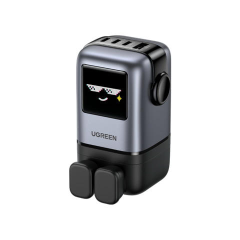 UGREEN 45648B, Uno 100W 4-Port GaN Fast Charger UK - Grey