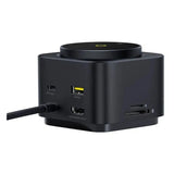 Baseus Mag Pro II 7-in-1 HUB Magnetic Wireless Charging 15W - Black