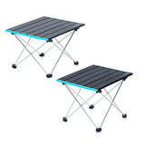 Naturehike FT08 aluminum alloy folding table (Small) - Rock Black (41*34.5*29)