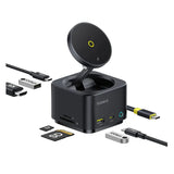 Baseus Mag Pro II 7-in-1 HUB Magnetic Wireless Charging 15W - Black