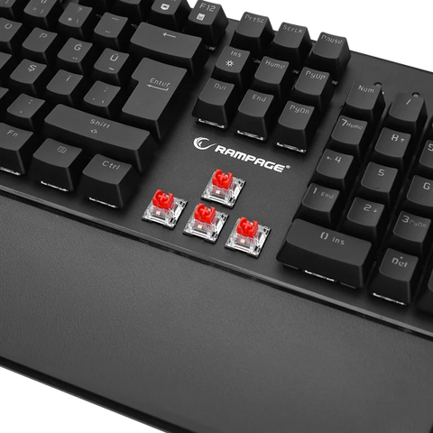 Rampage UMBRA KB-R86 Full-Size Mechanical Gaming Keyboard - Black