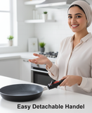Daewoo Granite Frying Pan 28 cm - Black