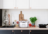 Arshia SS014-2975, 24cm Stainless Steel Casserole With 2 Lids