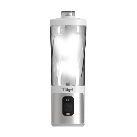 Flugel PB050-6213, Portable Blender with Ice Crushing & Type-C Charging, 600ml – White