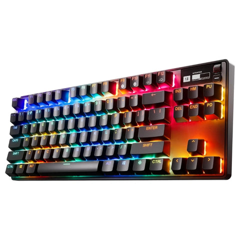 ستيل سيريس لوحة مفاتيح الألعاب الميكانيكية اللاسلكية أبيكس برو تي كي إل (2023) - تصميم امريكي