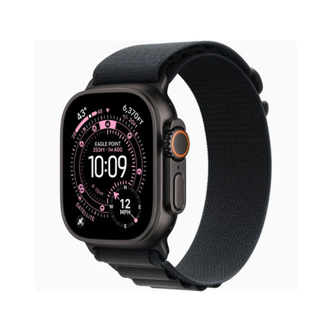 Apple Watch Ultra 3 GPS + Cellular 49mm Black Titanium Case with Black Alpine Loop