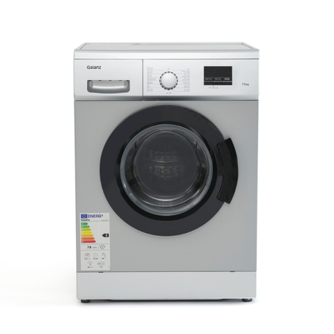 Galanz Front Load Washing Machine 7Kg, 1400 RPM – Silver (XQG70-Q714DE)