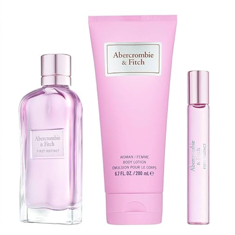 أبيركرومبي آند فيتش مجموعة عطر فيرست إنستينكت للنساء او دي برفيوم 100 مل 3 قطع (أبير/فيتش)