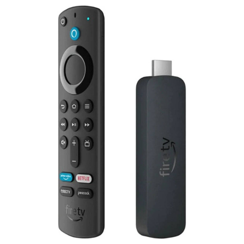 Amazon Fire TV Stick 4K (2nd Gen) Streaming Media Player with Alexa Voice Remote (3rd Gen) - Black