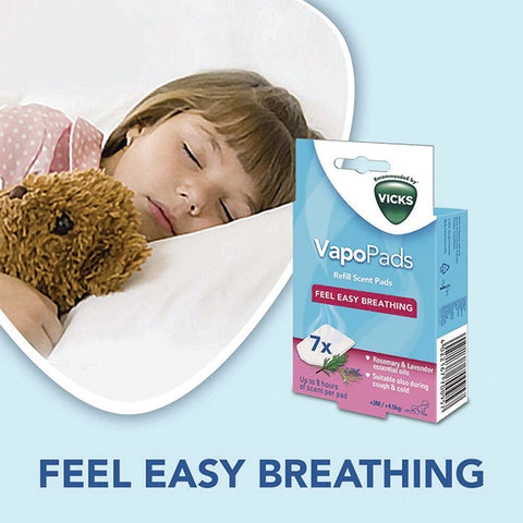 Vicks VBR7E, VapoPads Rosemary & Lavendar Scent, 7 Pads