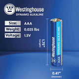 Westinghouse AAA Dynamo Alkaline 1.5V Battery - 2PCS