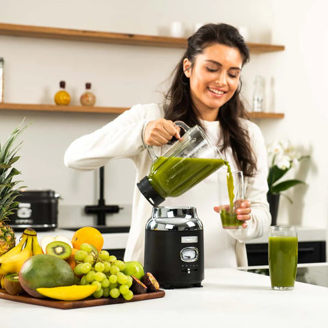 Westinghouse, Retro Table Blender with 1.5L Glass Jar & 3-Speed Control (600W)