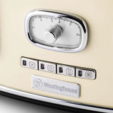Westinghouse, Retro 4-Slice Toaster with Adjustable Browning & Reheat Function – 1750W
